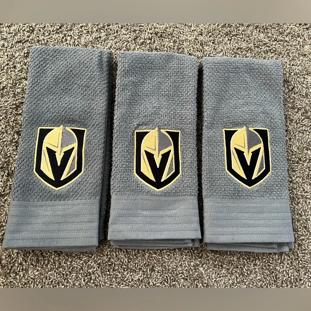 VGK Embroidered Luxury 3 piece Bath Towel Set